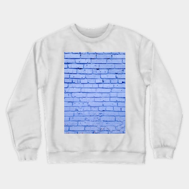 Purple Brick Wall Crewneck Sweatshirt by NewburyBoutique